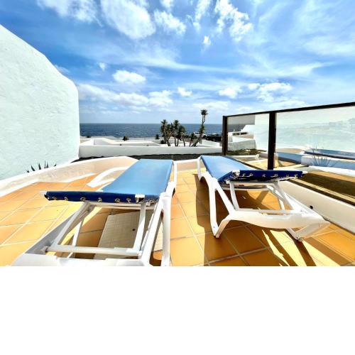 Bungalow con vistas al Mar,FreeWiFi, terraza, playa cerca