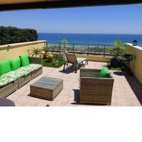 Bungalow en primera línea del mar