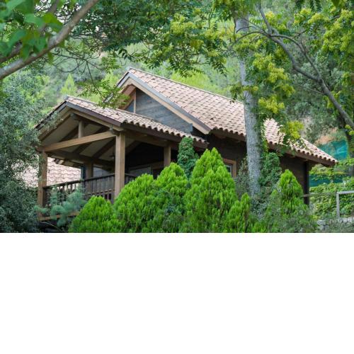 Camping Montagut - Cabane de fusta i bungalow