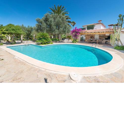 Can Malondra, villa para 8 con piscina y jardines