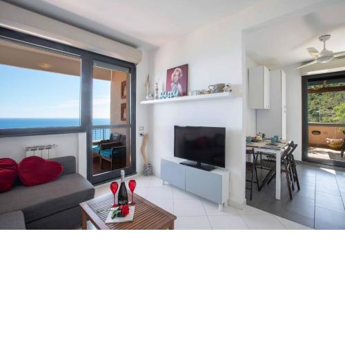 Casa Alice with shared pool sea view - Happy Rentals