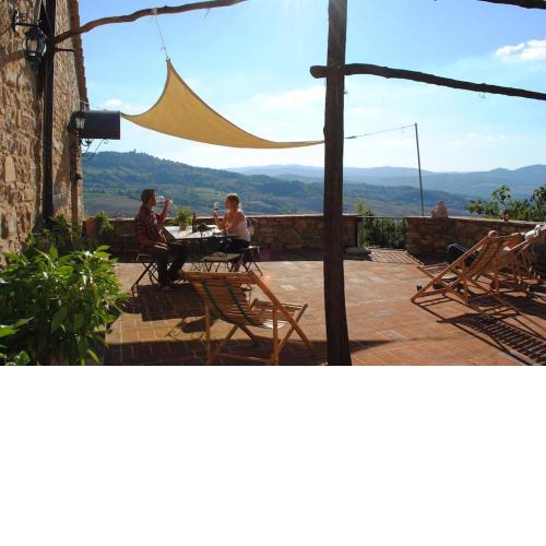 Casa Bacco. Sunset view terrace, pool & garden
