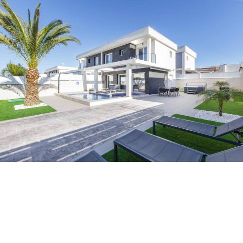 Casa Bos Dolpfin Wellness Luxury Entire Villa Pool & Jacuzzi Gran Alacant near Beach