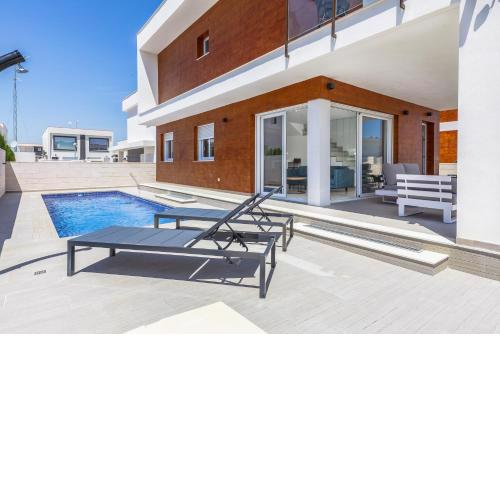 Casa Bos Flamingo Luxury Wellness Entire Villa Pool Jacuzzi Gran Alacant near Beach