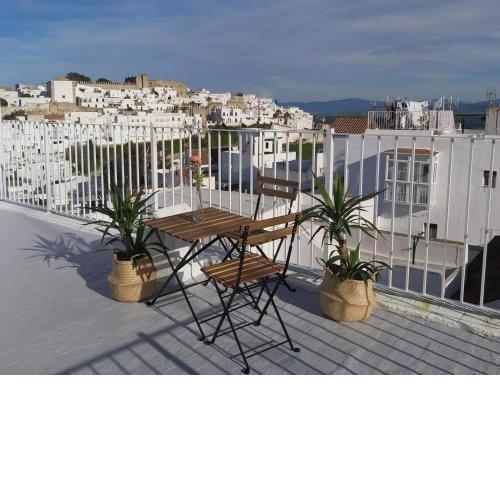 Casa con terraza privada y patio en el centro de Vejer de la Frontera