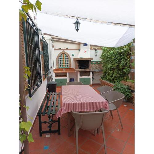 Casa de la Portuguesa, bonita terraza con barbacoa