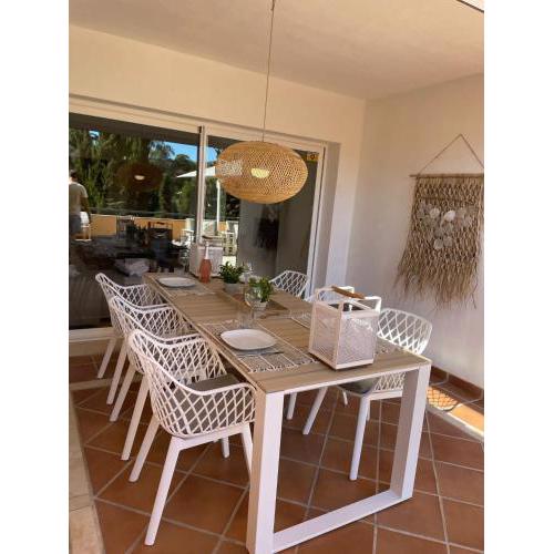 Casa Joy Elviria, ibiza style apartment with 70 sqm terrace