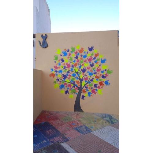 Casa "La Gata Azul" con jardín privado