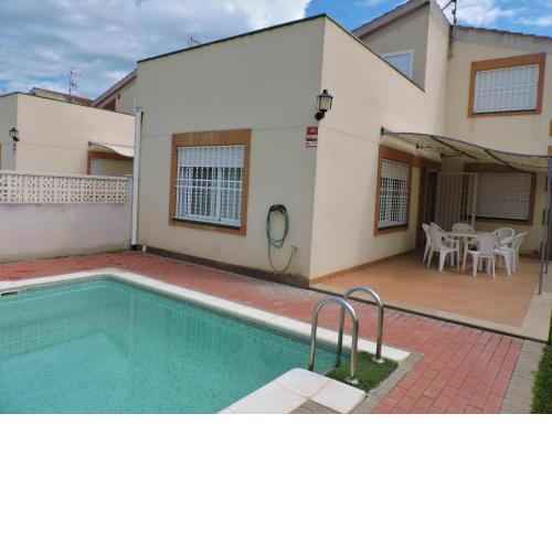 Casa Norias con Aire Acondicionado, Barbacoa y piscina privada
