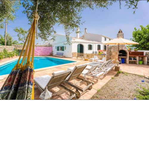 Casa Rural Menorquina Con Piscina y Barbacoa