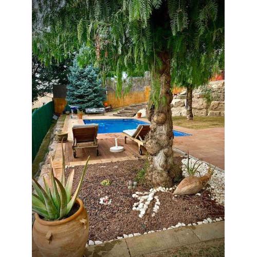 Casita con piscina
