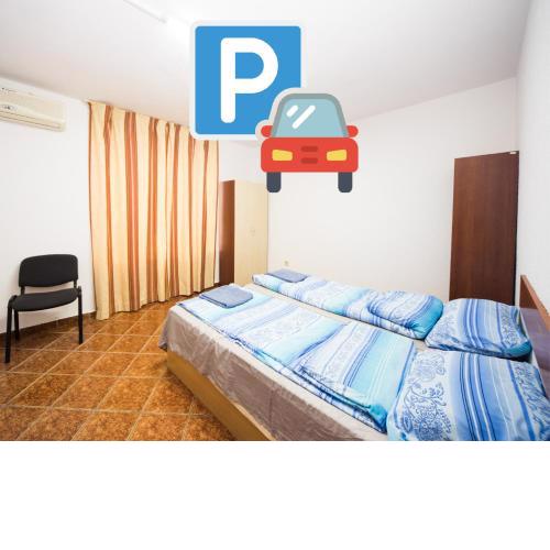 CENTER - Flat with 2 Separate Rooms and FREE Parking
