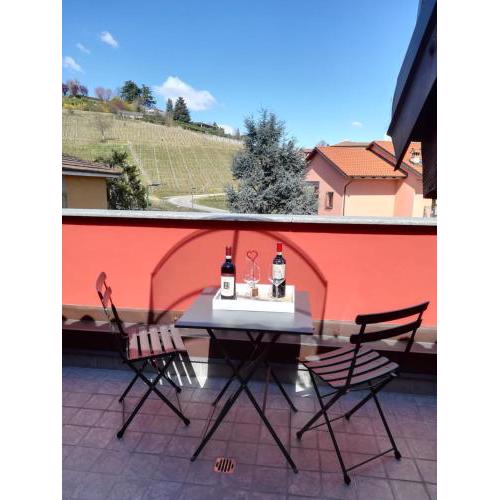Centro Alba con vista sulle vigne