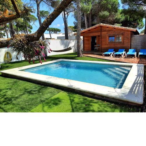 Chalet de madera en la Barrosa
