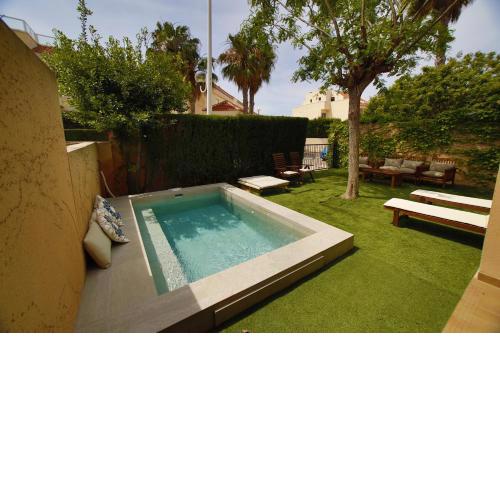 Chalet piscina privada Gran Alacant-Santa Pola-Aledama Homes