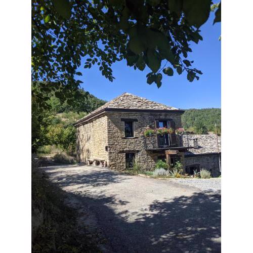 Charming old stone house surrounded by nature