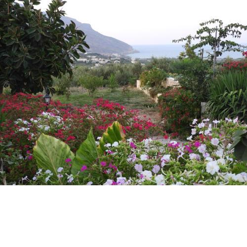 Chrissi's house with garden and sea view