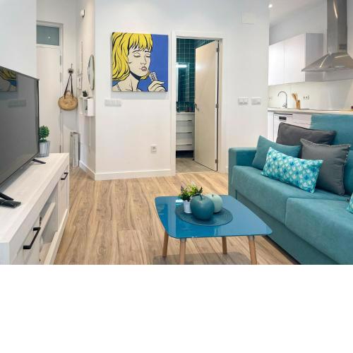 Colorido apartamento en edificio con mucho encanto