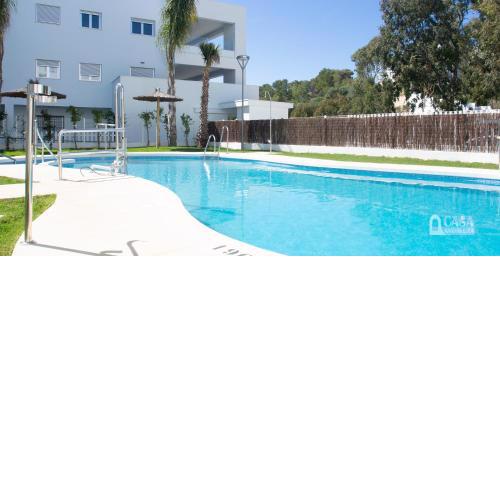 Comfortable apartment with shared pool, garage and at only 5 min walk from Los Bateles beach Costa Conil Nuria
