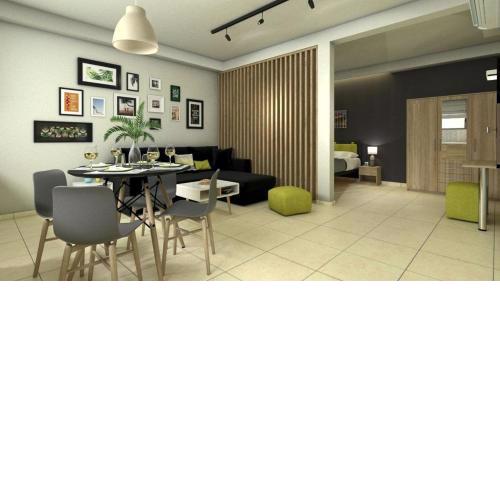 comfy center rodos - green