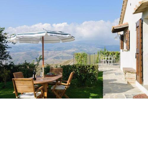 Cottage Assolata overlooking the Orcia valley in Tuscany