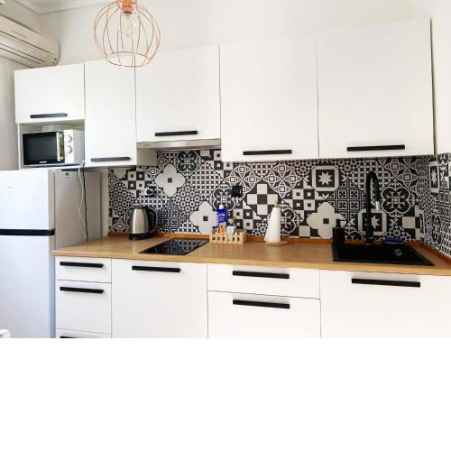 Cozy Apartment in Skala Fourkas,2 BR, 100m/Beach