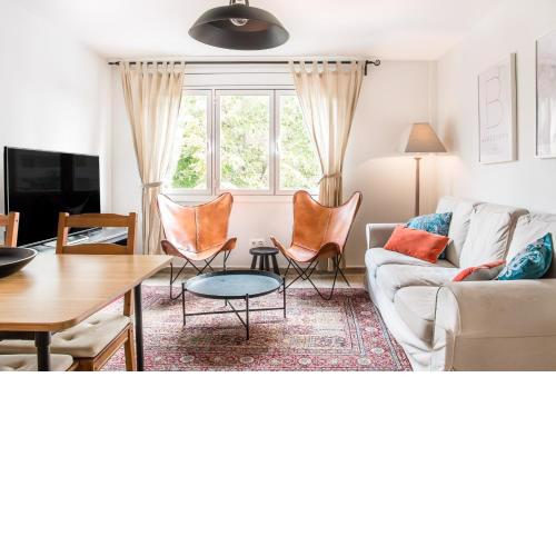 Cozy Apartment with Splashes of Color