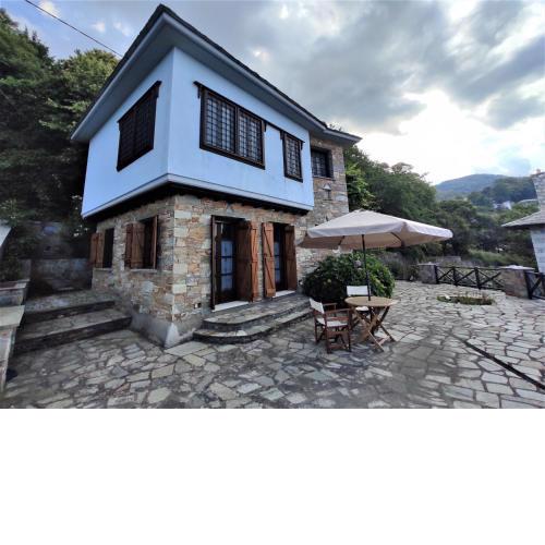 Cozy Blue Stone House with a Great Sea View.