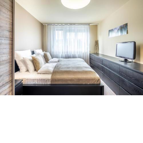 Cozy quiet apartment with a balcony