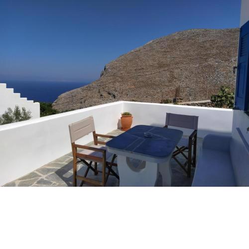 Cycladic houses in rural surrounding