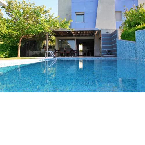 Deluxe 3BD Pool Villa in Chrousso beach Paliouri