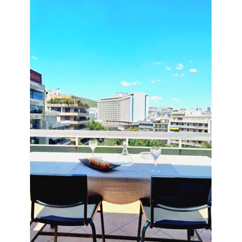 Downtown, penthouse apartment with great view, Pagkrati