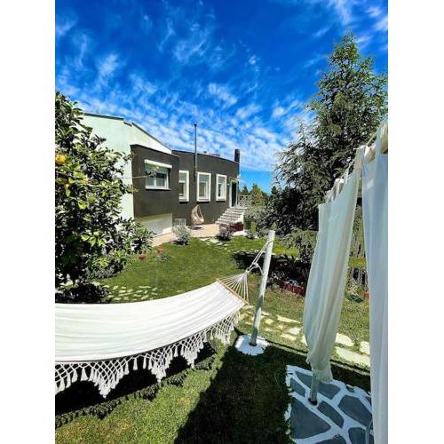 Eden apartment Paliouri with private backyard garden