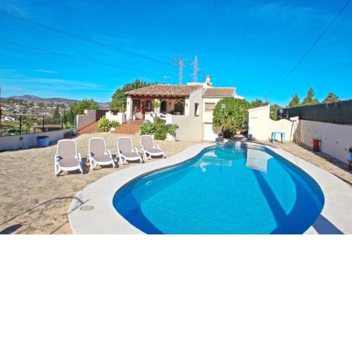 El Ventorrillo - holiday home with stunning views and private pool in Benissa