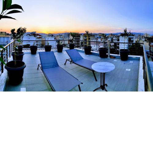 Elegant Bright Apartment with Acropolis view terrace