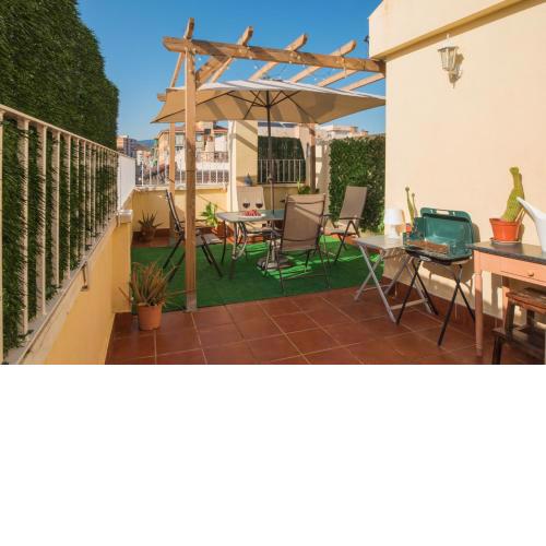 Elegant duplex p/3 in Malaga with Terrace and Wifi