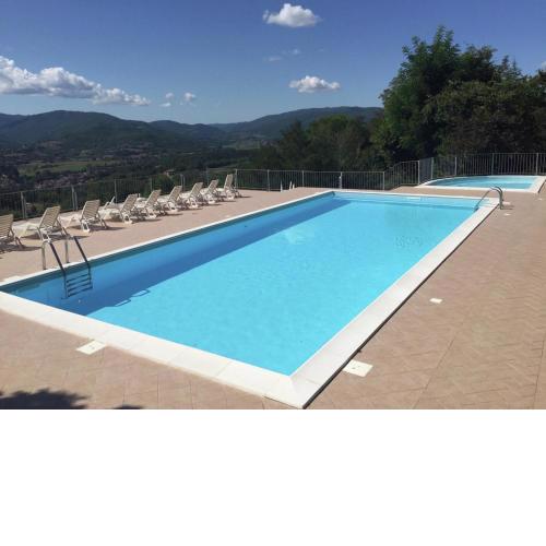 Elegant holiday home in a Citerna with swimming pool