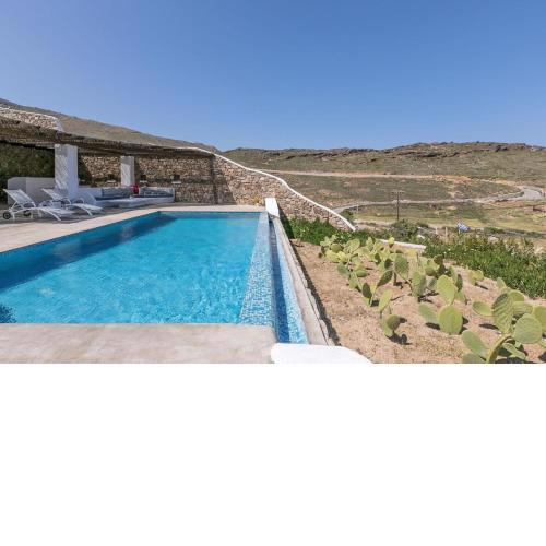 Elegant Mykonos Villa Air Private Pool 4 Bedrooms Sea View Panormos