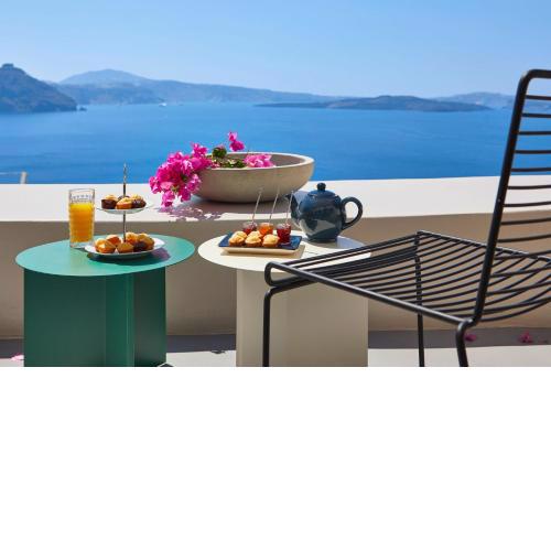 Elegant Santorini House Villa Harmony Caldera View-Outdoor Hot Tub Oia