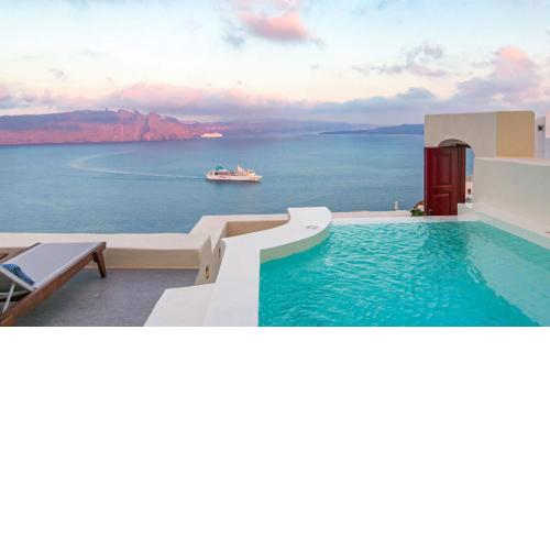 Elegant Santorini Villas Superior One Bedroom Villa with Outdoor Hot Tub Villa Katina Oia