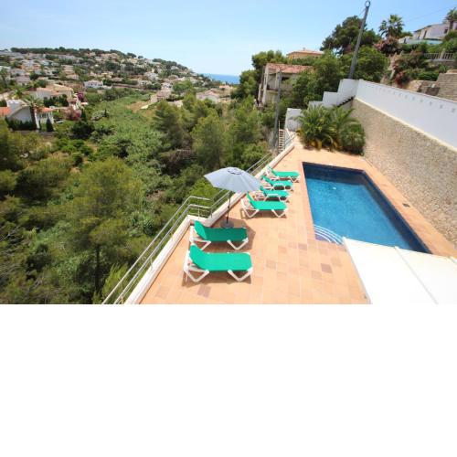 Elena Baladrar - sea view villa with private pool in Benissa