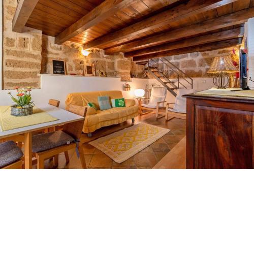 Emerald attic in Old Town by sea