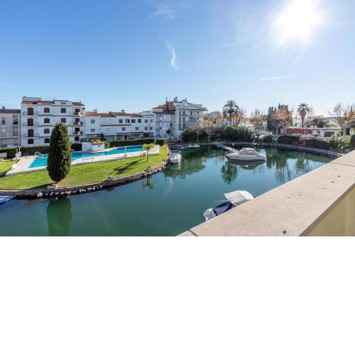 Empurialola- Apartamento en Empuriabrava con piscina y jardines en centro y cerca playa -158