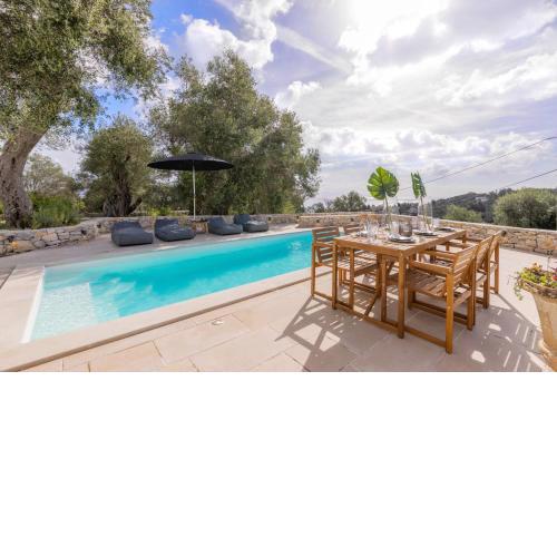 Entire Filitsa's Stonehouse in Paxos with pool