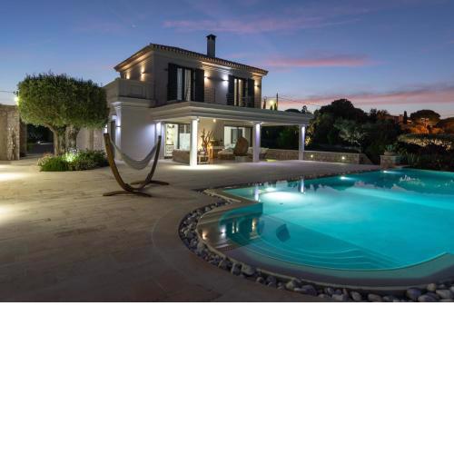 Ermioni Villa Eternity Pool & Tennis Court