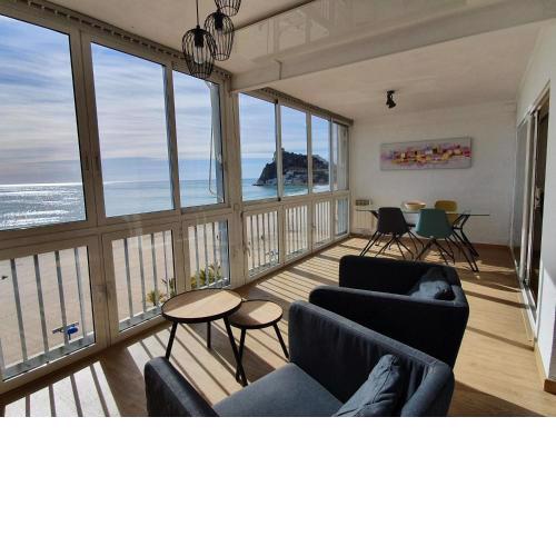 Esmeralda, Benidorm Beachfront Poniente, 1st line Frontal Seaview, Ocean Terrace