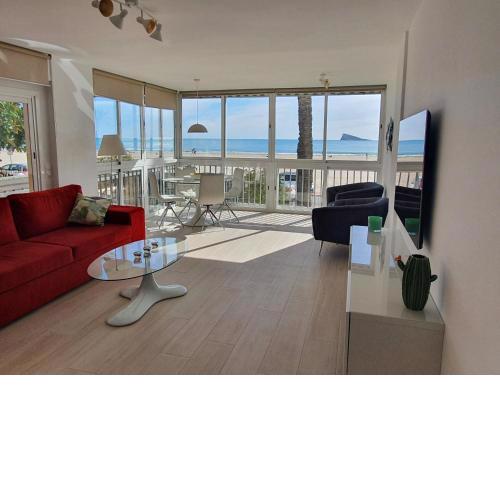 Esmeralda, Benidorm Poniente, 1st line, frontal seaview, 2 bedroom apartment, Ocean Terrace