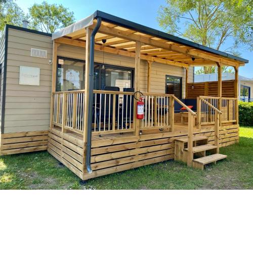 Estivo Premium mobile homes on Camping Malibu Beach