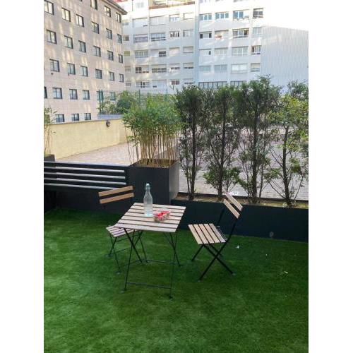 Estudio con terraza centro de Vigo garaje opcional