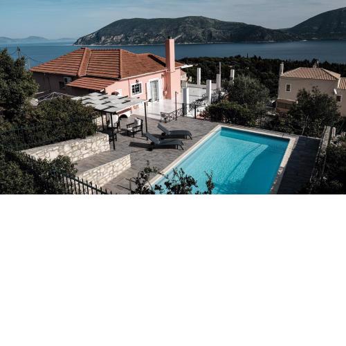 Evreti Villa with Stunning views, near Fiscardo